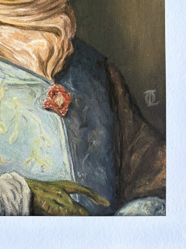 Fine Art Print Frog Prince Romualdo Royal oil painting by Laura Olenska NZ French art français artiste artist