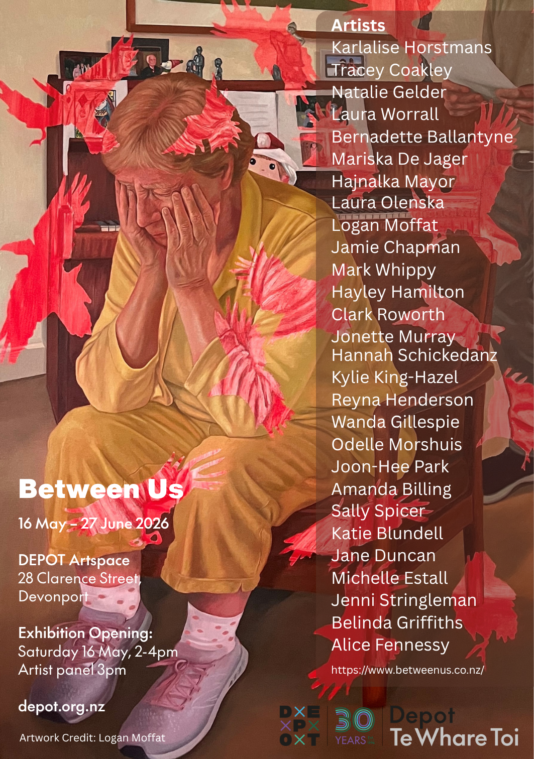 Between Us 2026 Laura Olenska Depot artspace Auckland NZ Exhibition