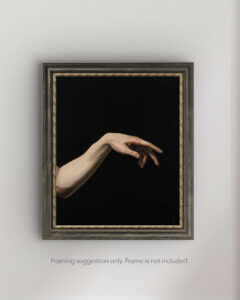 study of grace oil painting peinture huile academic arm hand old master classical beauty dark 2026